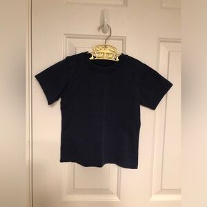 Boys navy blue plain tee shirt